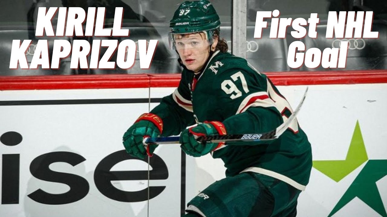 Kirill Kaprizov #97 (Minnesota Wild) First NHL Goal Jan 14, 2021 - YouTube