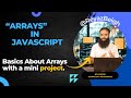 Arrays in JavaScript Explained Simply | program in the era of AI #webdevelopment