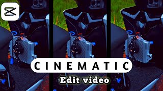 cara edit video android‼️edit cinematic tutorial capcut - #cinematicmotor #cinematic #viral #fyp