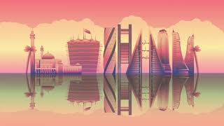 Bahrain modern landmarks motion graphics