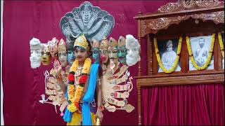 Hardik Polali  in fancy dress as Vishwaroopa darshanam on 06-09-2023 at Shri Ramakrishna Tapovan.