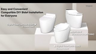 Ace Life Trevi toilets DIY installation _Compatible Easier Simpler than Toto toilets