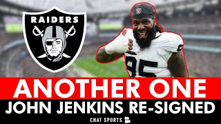 BREAKING: Raiders Are Re-Signing John Jenkins In 2024 NFL Free Agency + Justin Fields Trade News