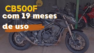 CB500F 2023 COM 1 ANO E 7 MESES DE USO - DETALHES