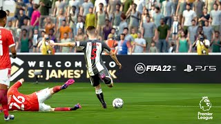 FIFA 22 - Fabian Schär Goal - Newcastle United vs. Nottingham Forest - Premier League 22/23 | 4K