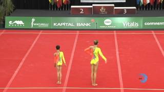 Hannah BAUGHN - Keri ROTHWELL-DOUGLAS (Great Britain) -- 2013 European Junior Champions