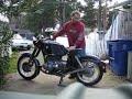 custom bmw r90 6 brought back after bad crash