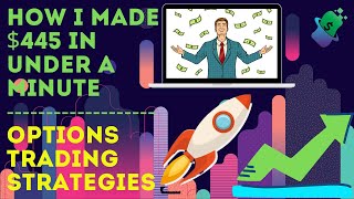 How I Made $445 In Under A Minute! | The Wheel Strategy | Stock Market Investing