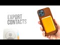 How to Export Your iCloud Contacts (tutorail)