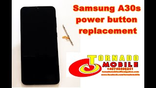 A30S Samsung ,  How to change the power button flex cable