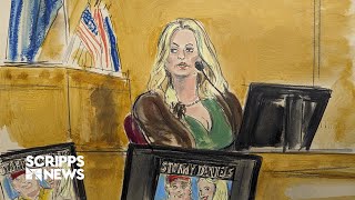 Stormy Daniels spars with Trump defense attorney in tense cross-examination
