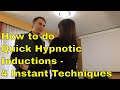 📌How to do Quick Hypnotic Inductions - 4 types of Deeper & Faster Hypnotism techniques + Mesmerism!