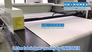 6.28m fabric laser cutting by Unikonex