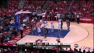 Spurs 24-0 Run vs. Clippers (2012 WCSF Game 3)