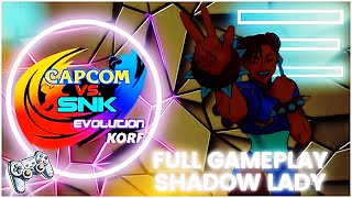 CAPCOM VS SNK EVOLUTION KORE SHADOW LADY GAMEPLAY #mugen #games #tournament #mugenfight #capcomvssnk