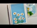 Flower painting tutorial/acrylic painting tutorial/ acrylic painting for beginners