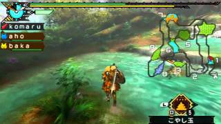 【PSP】 MHP3 - Guild 6★ Key Q. : アオアシラが大変です×２