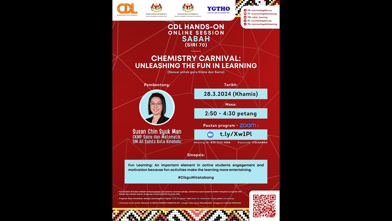 Cdl Hands On Online Session Sabah Siri 70 Chemistry Carnival