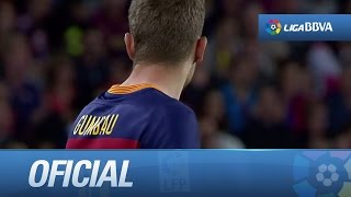 Gerard Gumbau debuta con el FC Barcelona en la Liga BBVA 2015/2016