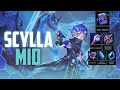 Smite: Scylla Mid Lane Build and Gameplay - [Ranked Conquest] - (Season 7)