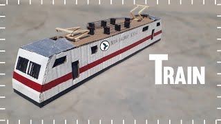 HOW TO MAKE A TRAIN ENGINE USING WITH CARDBOARD IN EASY WAY/ WAP 7// #crafts #trainengine #diytoys