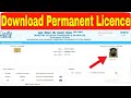 How to download driving licence 2022-23 / Permanent driving licence download kaise kare ! In Hindi