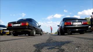 Dragracing Bmw e30 300hp+NOS vs Bmw e30 350 hp FPV DRON