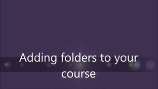 Accreditation Programme - Creating folders