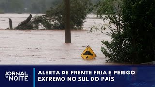Rio Grande do Sul está em alerta para chuvas fortes | Jornal da Noite