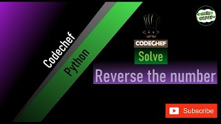 Reverse a number | Codechef | Python