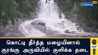 கொட்டி தீர்த்த மழையினால் குரங்கு அருவியில் குளிக்க தடை | Monkey Falls | Pollachi