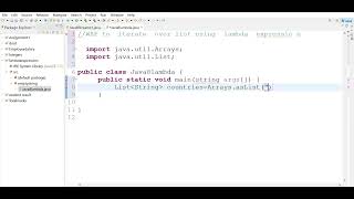 2 Write a program to Iterate over list using lambda expressions