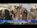 Hundreds Protest Muslim Travel Ban At SFO, JFK, Airports Across US