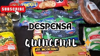 ✨DESPENSA QUINCENAL CON $500🇲🇽 MXN ✅// #organigastos