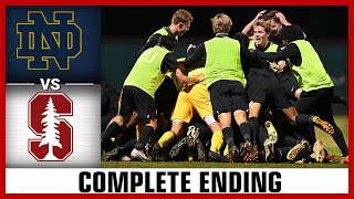 At the buzzer! Notre Dame vs. Stanford men's soccer WILD ending