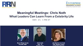 Meaningful Meetings—Lessons Shared: Chris Noth, What Leaders Can Learn From a Celebrity Life