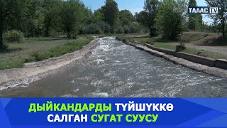 Дыйкандарды түйшүккө салган сугат суусу