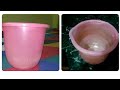 Bathroom Mug or Bucket Cleaning / Easy Technique for Cleaning Bucket / Clean plastic Mug at Home Bathroom Mug or Bucket Cleaning / Easy Technique for Cleaning Bucket / Clean plastic Mug at Home
