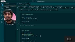 Python Global Variables | codewithvaibhav