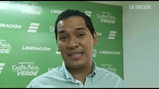 Secretario del PLN, Gustavo Viales, defiende candidatura de Johnny Araya