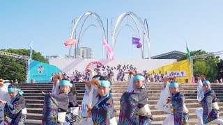 [4K] かつみ獅子蓮花　よさこい光が丘 2018 7/15