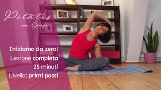 Pilates con Giorgia - Lezione completa 20 minuti - Iniziamo da zero