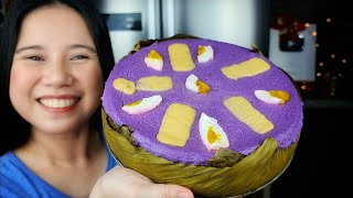 No Bake Ube Bibingka Cheesecake Para Sa Paskong Darating At Bagong taon Na Pweding Pang  Negosyo Din