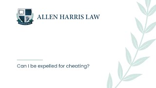 Can I be expelled for cheating?