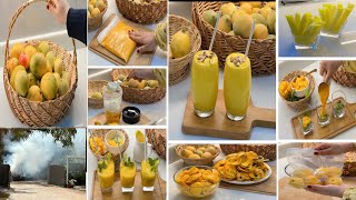 One Fruit for a Table|Mango Lassi Cooking|mango pulp|mojito|Which One Is Your Favorite?