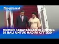 MOMEN KEDATANGAN XI JINPING DI BALI UNTUK HADIRI KTT G20