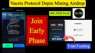 Naoris Protocol Airdrop | Naoris Protocol New Depin Mining Airdrop | Naoris Protocol Testnet Airdrop