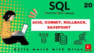 Mastering SQL | Episode 20 :ACID, COMMIT, ROLLBACK, SAVEPOINT in SQL Server