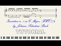 Invention 1 - Johann Sebastian Bach - Tutorial