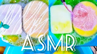 （ASMR）リサイクル洗剤をお気に入り✨のスポンジでふわもこしてみた💛💜